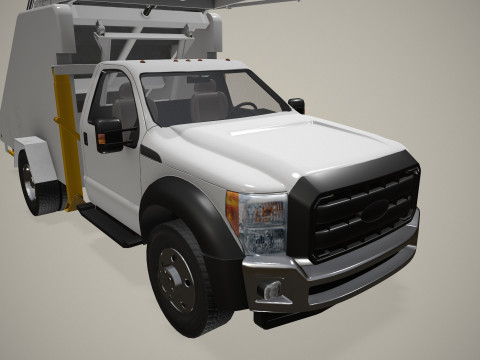 空中楼梯卡车--364-- 3D 模型