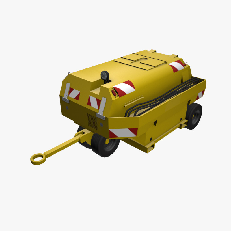 Ground Power Unit --366-- 3D Model .c4d .max .obj .3ds .fbx .stl .blend 