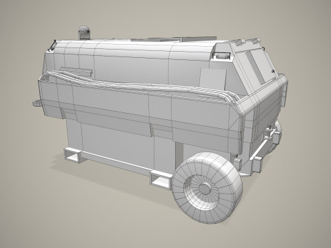 Ground Power Unit --366-- 3D Model