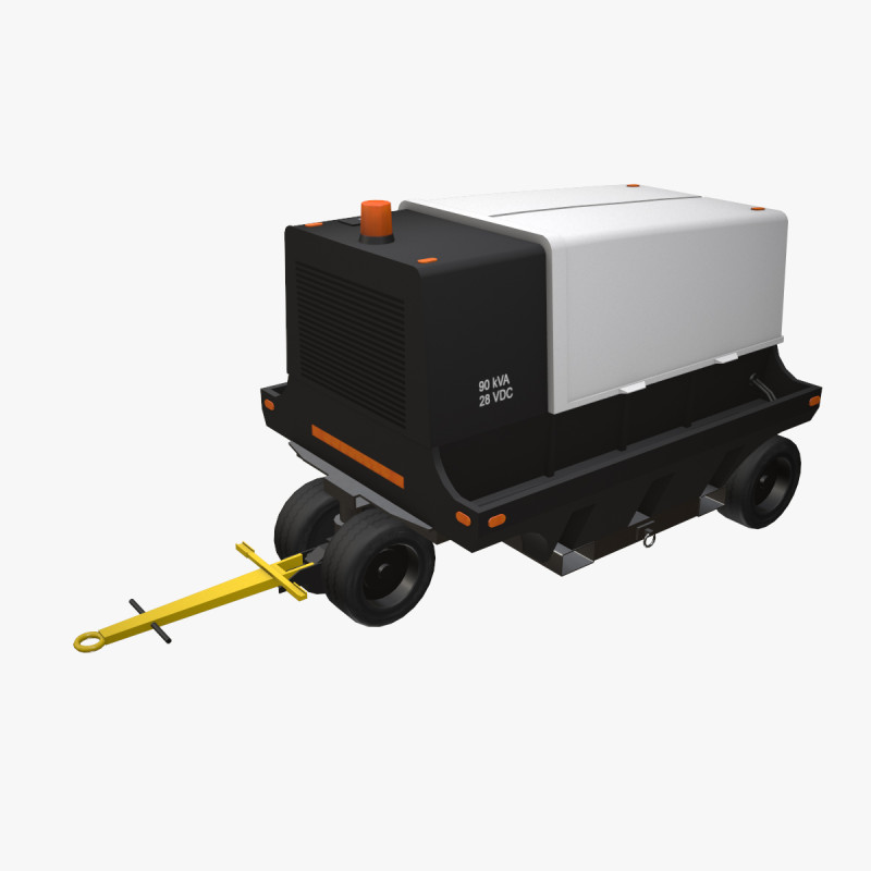 Ground Power Unit --367-- 3D Model .c4d .max .obj .3ds .fbx .stl .blend 