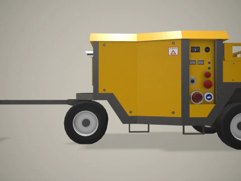 Unit&agrave; di alimentazione a terra --369-- Modello 3D