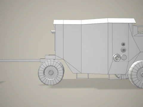 Unit&agrave; di alimentazione a terra --369-- Modello 3D