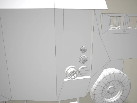 Unit&agrave; di alimentazione a terra --369-- Modello 3D