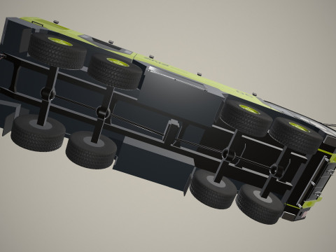 机场消防车 8x8 里斯本 --372-- 3D 模型