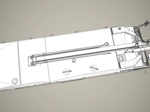 Airport Fire Truck 8x8 Lisbon --372-- 3D Model