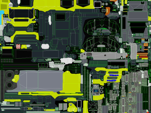 机场消防车 8x8 里斯本 --372-- 3D 模型
