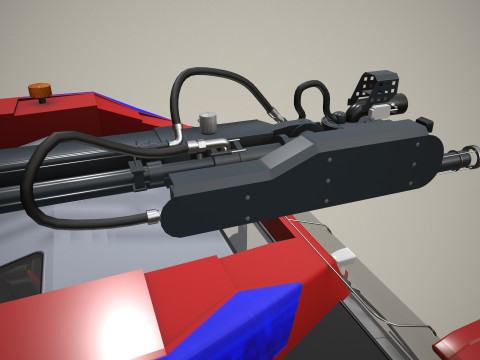 Caminhão de bombeiros do aeroporto 8x8 Paris --373-- Modelo 3D