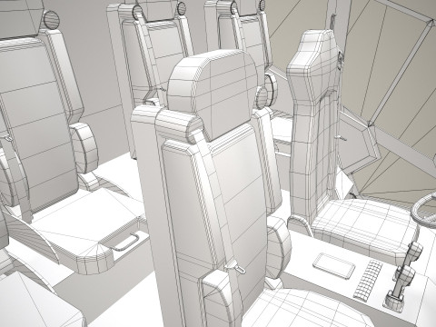 Caminhão de bombeiros do aeroporto 8x8 Paris --373-- Modelo 3D