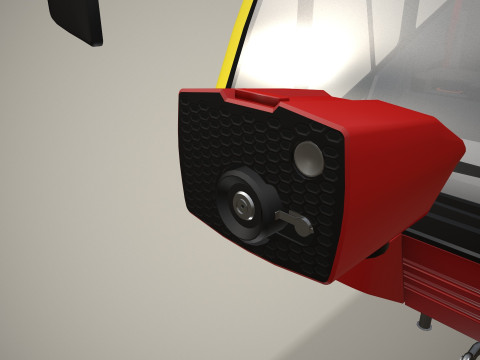 Caminhão de bombeiros do aeroporto 8x8 Dubai --374-- Modelo 3D