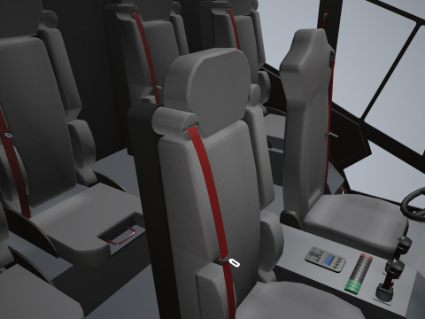 Truk Pemadam Kebakaran Bandara 6x6 Atlanta --375-- Model 3D