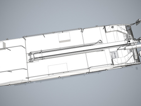 Truk Pemadam Kebakaran Bandara 6x6 Atlanta --375-- Model 3D