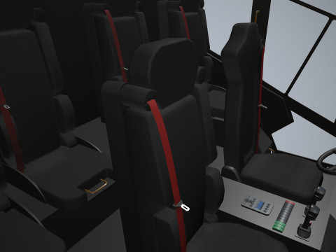 Caminh&atilde;o de bombeiros do aeroporto 6x6 Hong Kong --377-- Modelo 3D