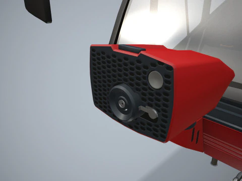 Camion dei pompieri dell'aeroporto 6x6 Hong Kong --377-- Modello 3D