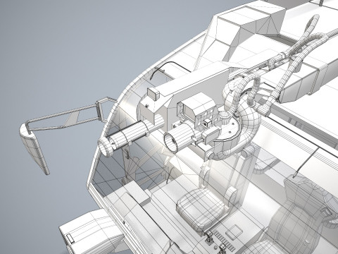 Caminh&atilde;o de bombeiros do aeroporto 6x6 Hong Kong --377-- Modelo 3D
