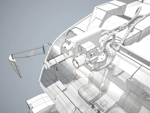 Camion dei pompieri dell'aeroporto 6x6 Hong Kong --377-- Modello 3D