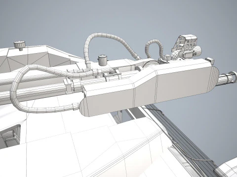 Camion dei pompieri dell'aeroporto 6x6 Hong Kong --377-- Modello 3D