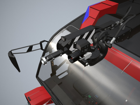 Camion dei pompieri dell'aeroporto 6x6 Mosca --378-- Modello 3D