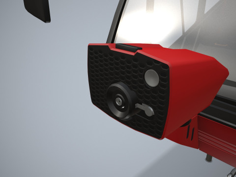 Camion dei pompieri dell'aeroporto 6x6 Mosca --378-- Modello 3D