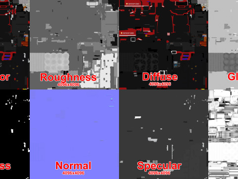 Camion dei pompieri dell'aeroporto 6x6 Mosca --378-- Modello 3D