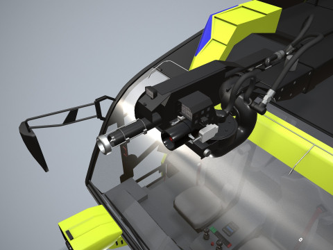 Havaalanı İtfaiye Aracı 6x6 Prag --379-- 3D Model