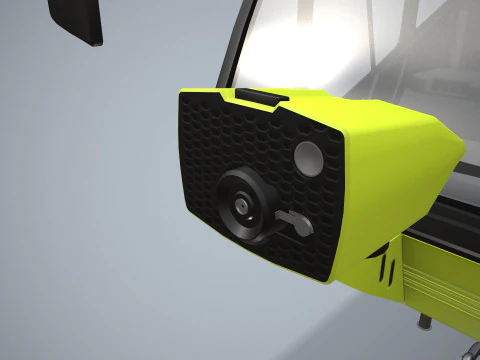 Airport Fire Truck 6x6 Prague --379-- 3D Model