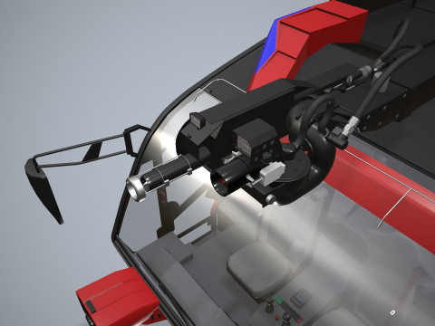 Truk Pemadam Kebakaran Bandara 6x6 Shannon --382-- Model 3D