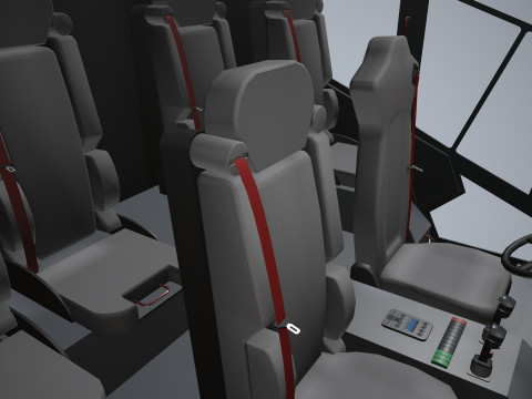 Truk Pemadam Kebakaran Bandara 6x6 Kuning --383-- Model 3D