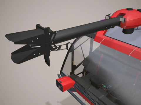 Airport Fire Truck 6x6 Dortmund --385-- 3D Model