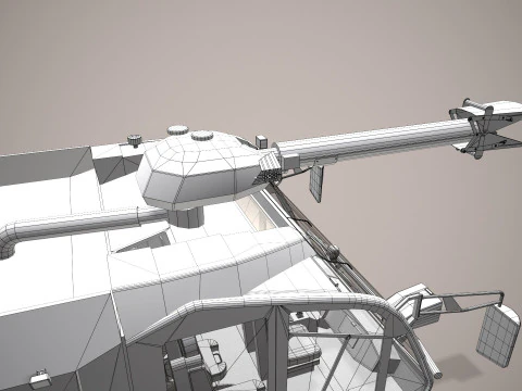 Airport Fire Truck 6x6 Dortmund --385-- 3D Model