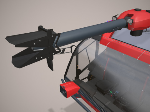 Truk Pemadam Kebakaran Bandara 6x6 Innsbruck --386-- Model 3D