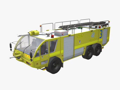 एयरपोर्ट फायर ट्रक ऑस्ट्रेलिया--389-- 3D मॉडल