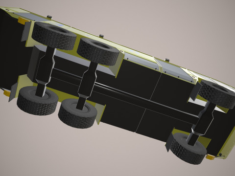 Truk Pemadam Kebakaran Bandara Australia --389-- Model 3D