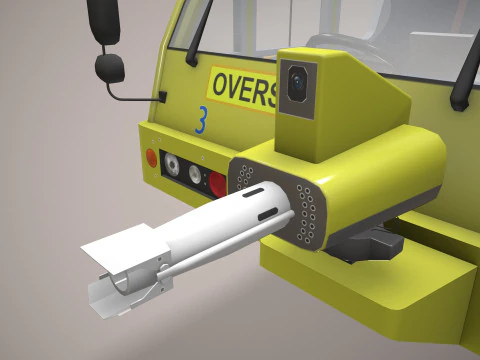 Airport Fire Truck Australia --389-- 3D Model