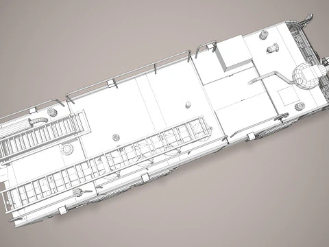 Airport Fire Truck Australia --389-- 3D Model