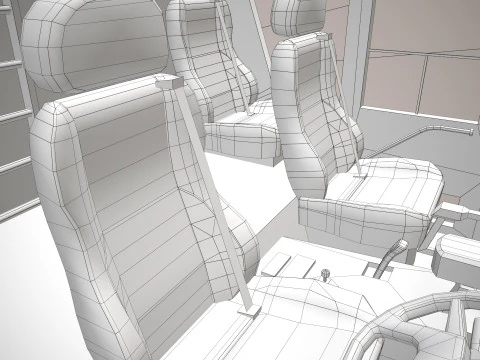 Airport Fire Truck Australia --389-- 3D Model