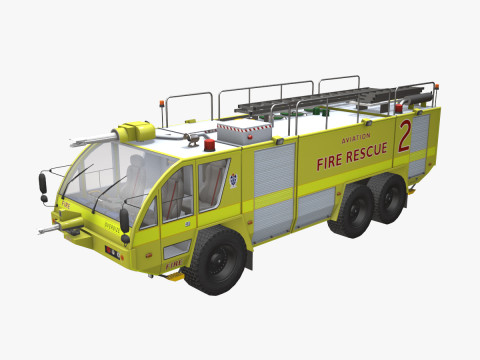 एयरपोर्ट फायर ट्रक ऑस्ट्रेलिया--390-- 3D मॉडल