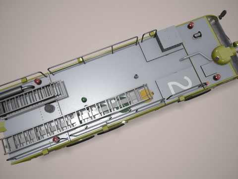 Truk Pemadam Kebakaran Bandara Australia --390-- Model 3D