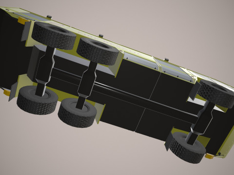 Truk Pemadam Kebakaran Bandara Australia --390-- Model 3D