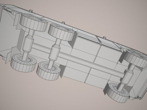 Truk Pemadam Kebakaran Bandara Australia --390-- Model 3D