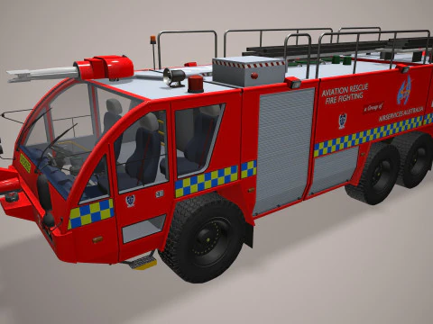 Autopompa aeroportuale Australia --391-- Modello 3D