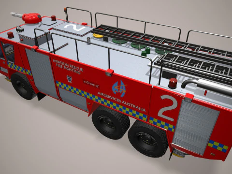 Autopompa aeroportuale Australia --391-- Modello 3D