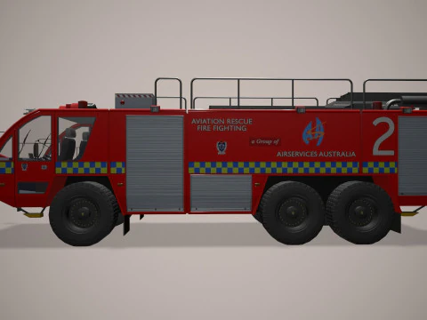 Autopompa aeroportuale Australia --391-- Modello 3D