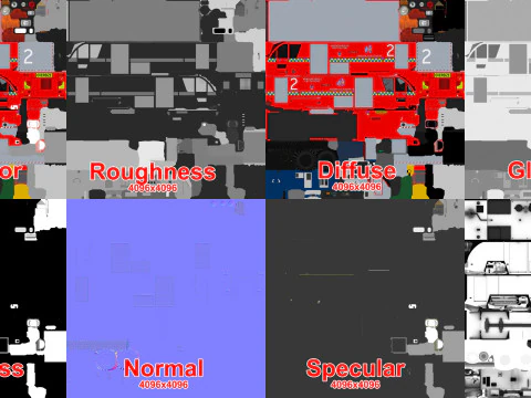 Autopompa aeroportuale Australia --391-- Modello 3D