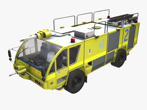 공항 소방차 4x4 호주 --392-- 3D 모델