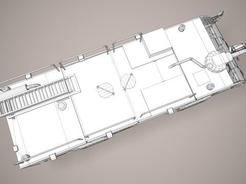 空港消防車 4x4 オーストラリア --392-- 3Dモデル