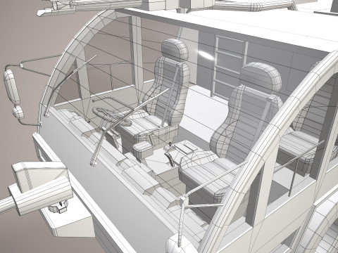空港消防車 4x4 オーストラリア --392-- 3Dモデル
