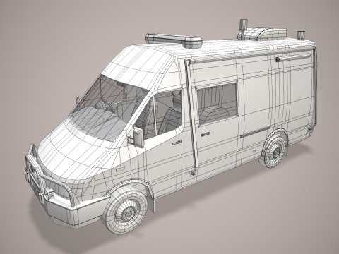 Kendaraan Pemadam Kebakaran ARFF --393-- Model 3D