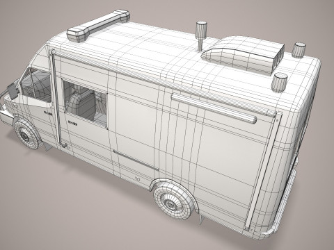 Kendaraan Pemadam Kebakaran ARFF --393-- Model 3D