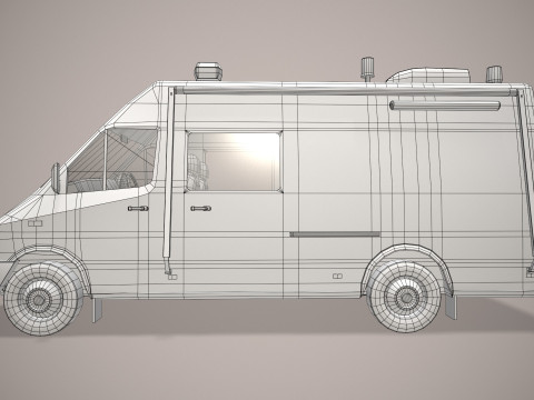 Kendaraan Pemadam Kebakaran ARFF --393-- Model 3D