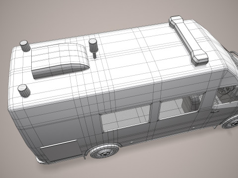 Kendaraan Pemadam Kebakaran ARFF --393-- Model 3D